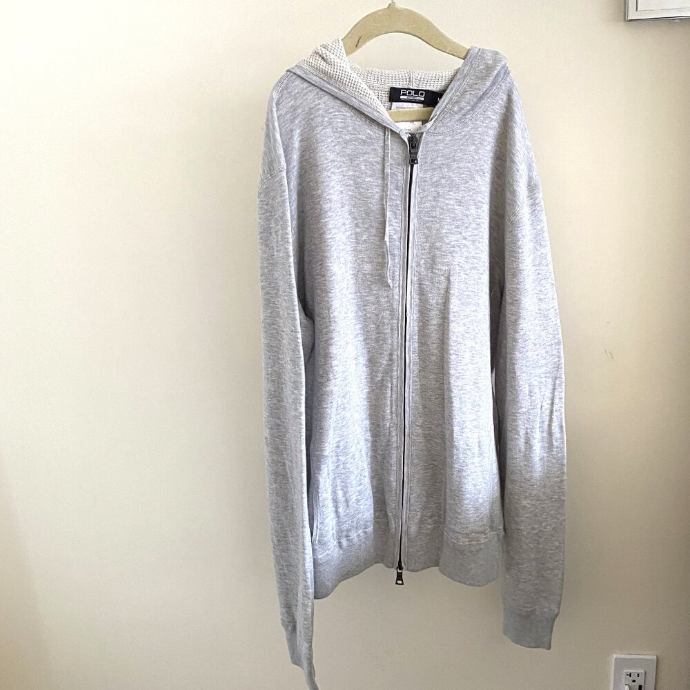 Polo Sport Ralph Lauren Men Gray Hoodie Size Medium